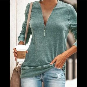 V-Neck… long sleeve